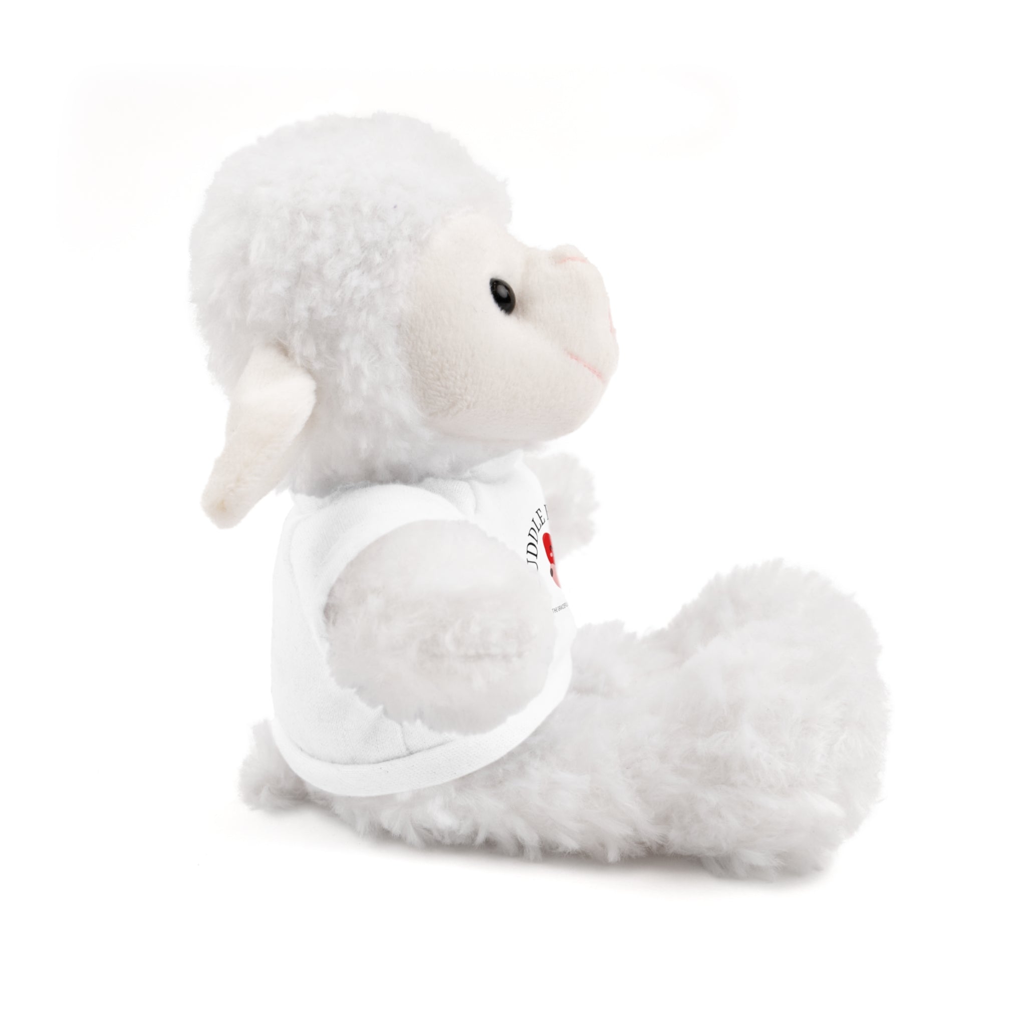 Travel Cuddle Buddies Plush Bear with "Cuddle Buddies" Tee — Soft Gift for Kids & Valentines