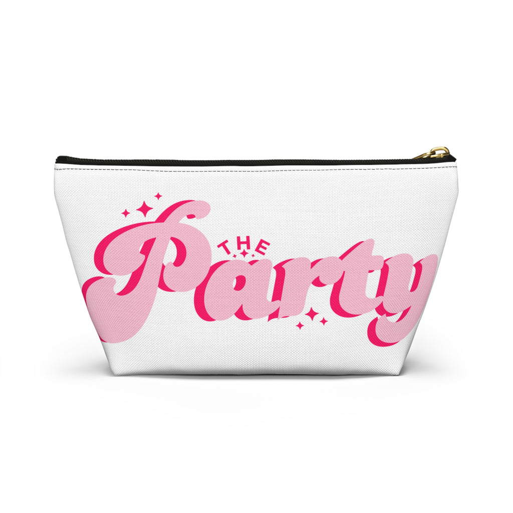 The Party Pink Script Accessory Pouch