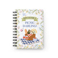Picnic Darling Spiral Journal — Floral Picnic Basket Notebook