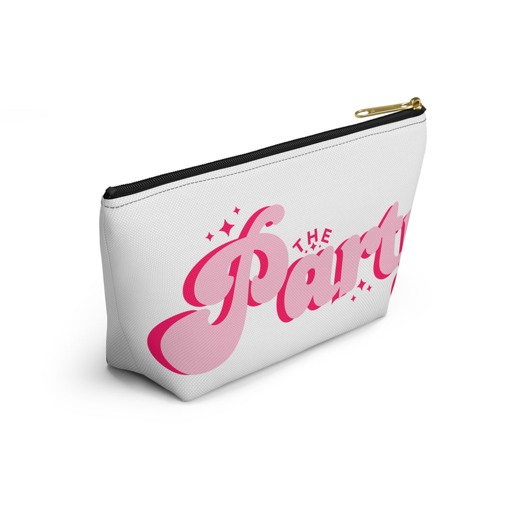 The Party Pink Script Accessory Pouch