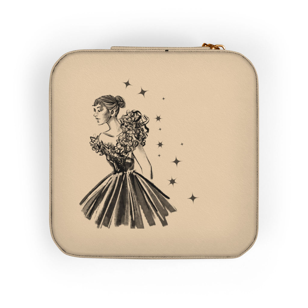 Dreamy Fashion Print Jewelry Travel Case