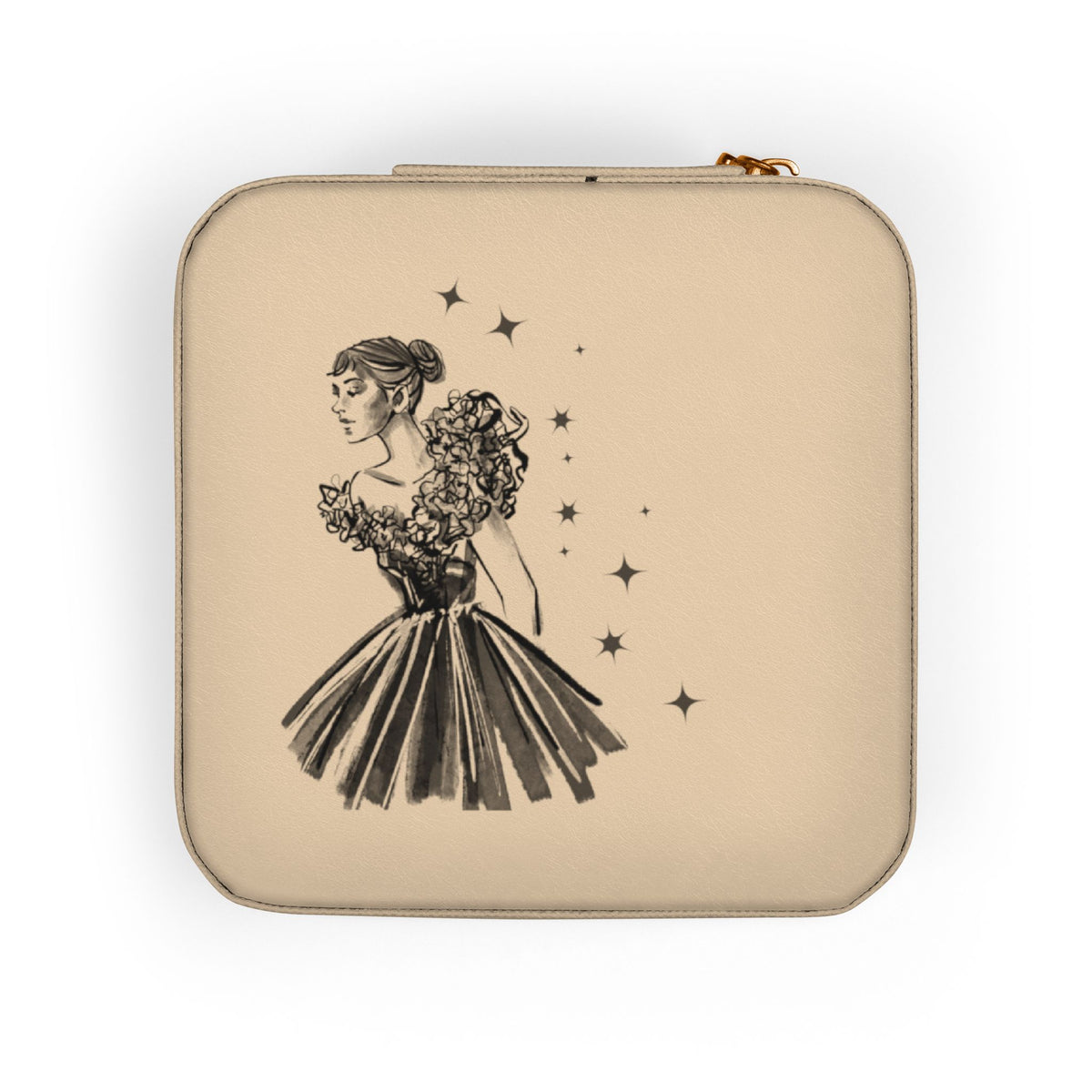 Dreamy Fashion Print Jewelry Travel Case