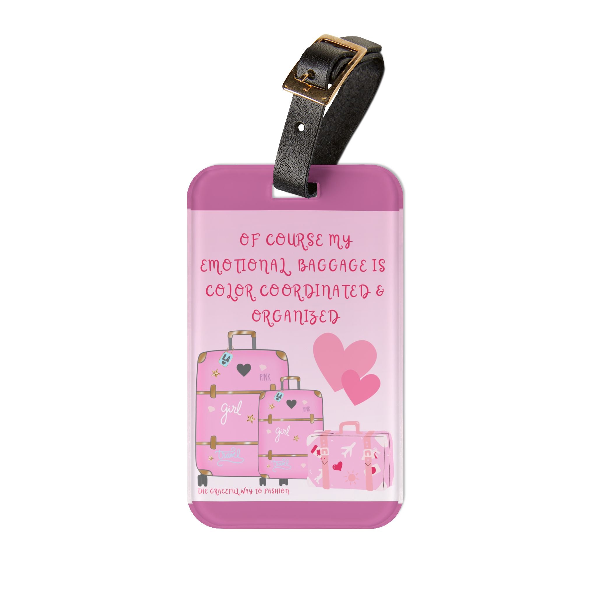 Emotional Baggage Exploration-Inspired Luggage Tag, Travel Accessory, Vacation Planner, Gift for Wanderlusters, Personalized Travel Essentials