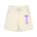 Tonal Purple Wife of the Party Garment-Dyed Lightweight Fleece Sweat Shorts