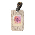 Sandy Logo - Travel Luggage Tag, Personalized Travel Accessory, Cute Luggage Identifier, Vacation Gift, Chic Baggage Tag