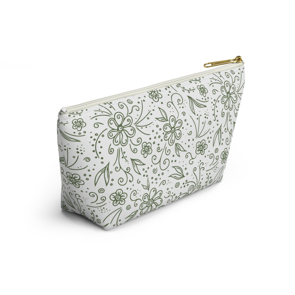 Botanical Accessory Pouch w T-bottom