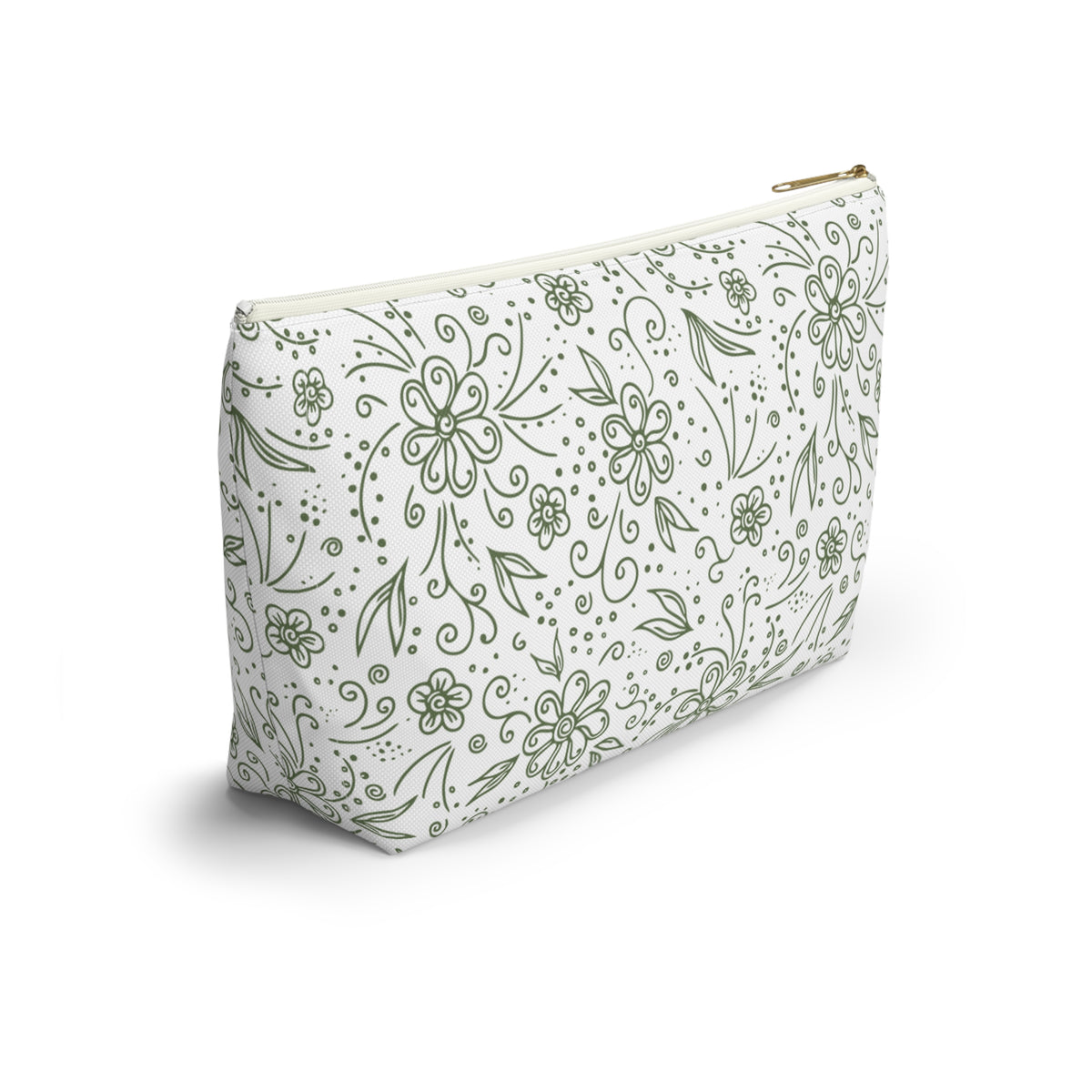 Botanical Accessory Pouch w T-bottom