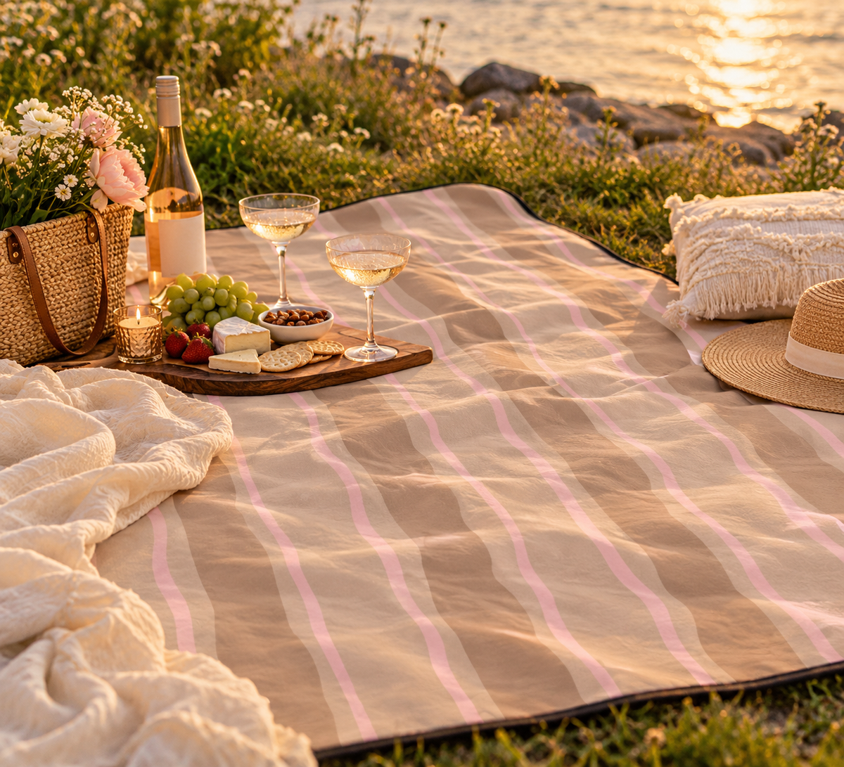 Stripes Picnic Blanket