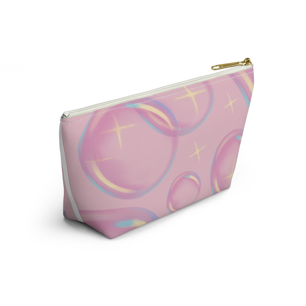 Pastel Bubbles Accessory Pouch | Makeup Bag | Gift for Her | Storage Pouch | Heart Design