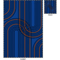 Striped Travel Blanket with Pouch