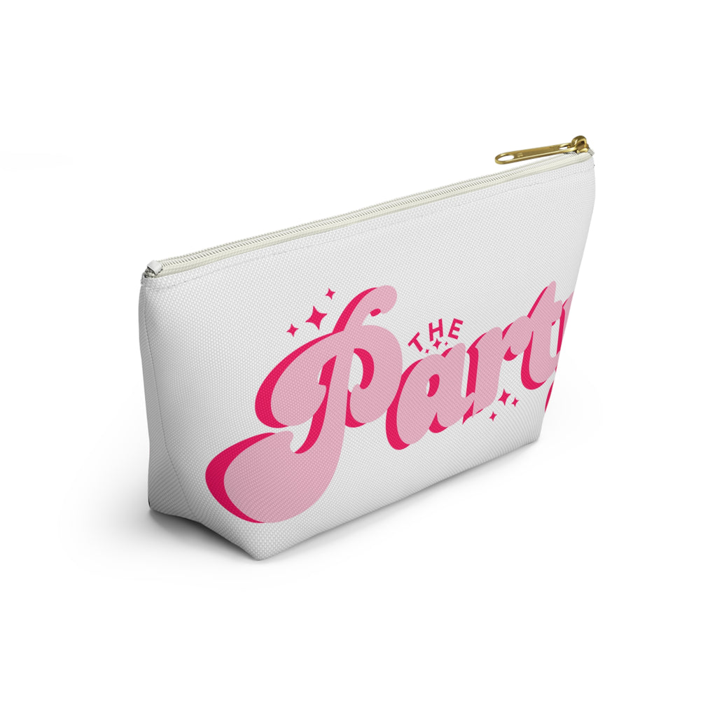 The Party Pink Script Accessory Pouch