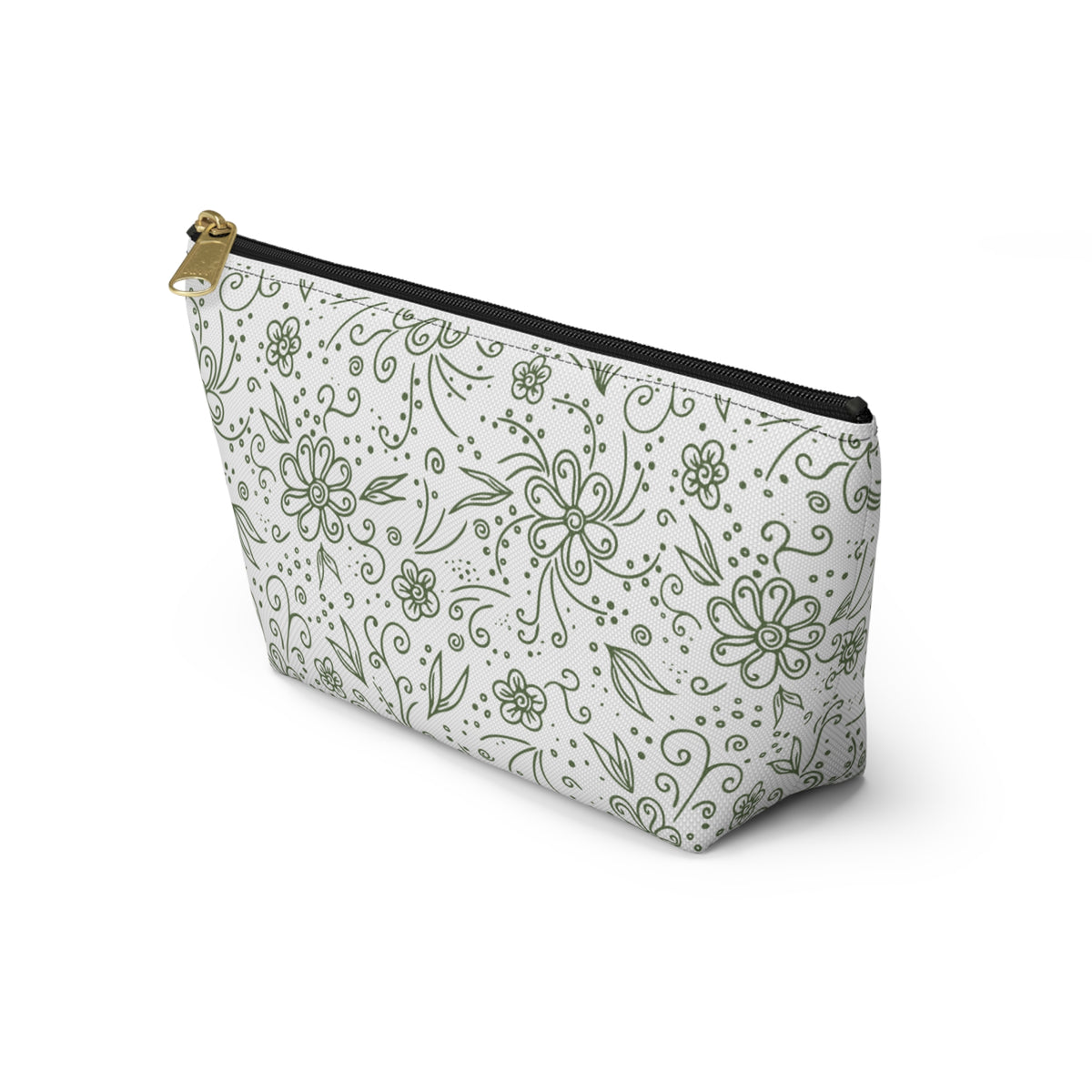 Botanical Accessory Pouch w T-bottom