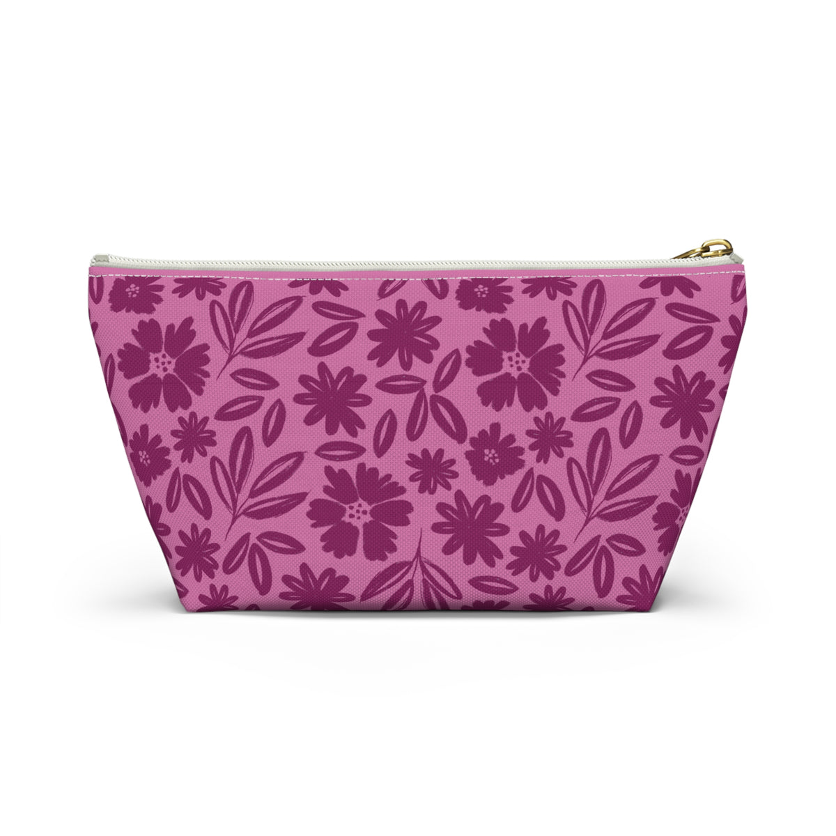 Pink Tonal Accessory Pouch w T-bottom