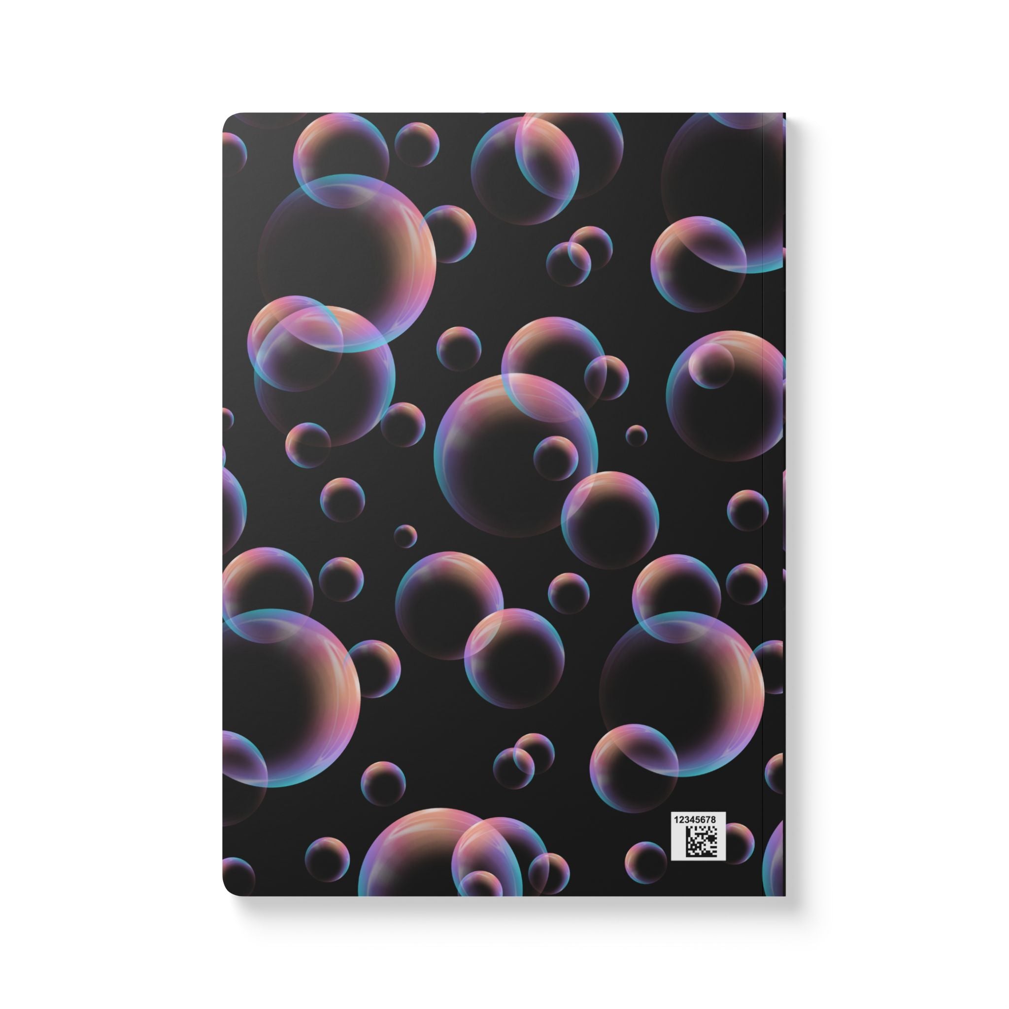 Joyful Journey Trip Journal — Softcover Notebook with Iridescent Bubble Design