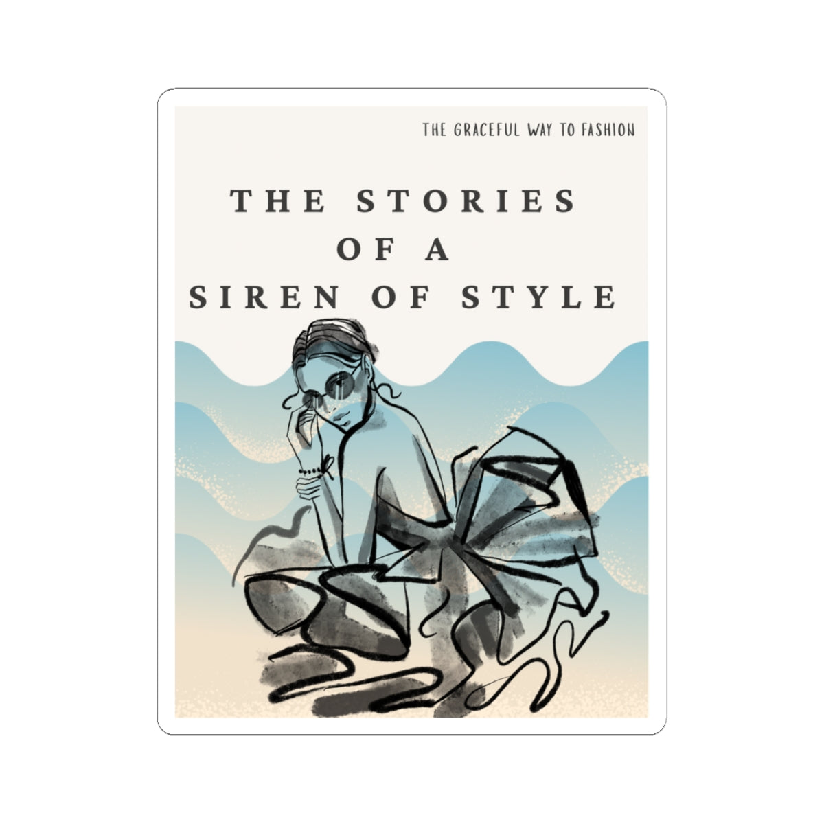 Chic Fashion Kiss-Cut Stickers | Stylish Décor for Laptops, Journals, Gifts, and More!