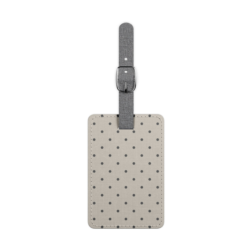 Polka Dot Print Luggage Tag