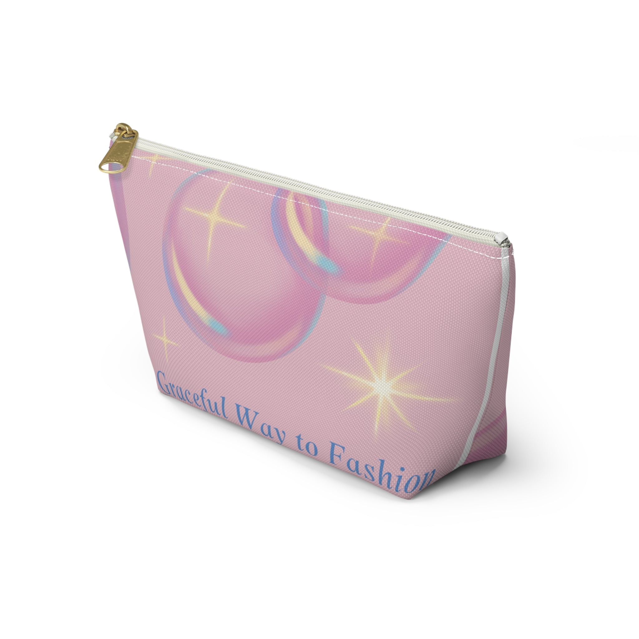 Pastel Bubbles Accessory Pouch | Makeup Bag | Gift for Her | Storage Pouch | Heart Design