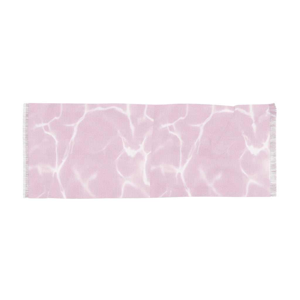 Pink Water Ripple Travel Scarf — Lightweight Summer Fashion Accessory