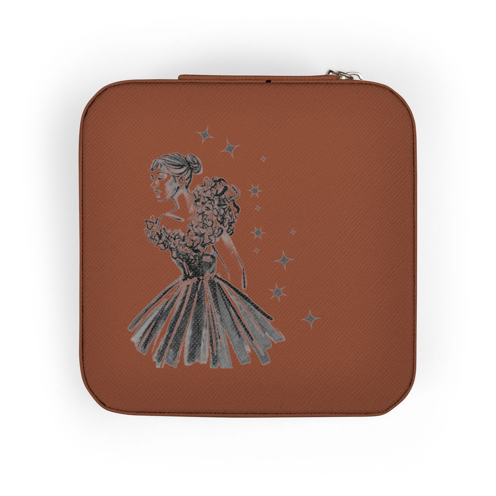 Dreamy Fashion Print Jewelry Travel Case